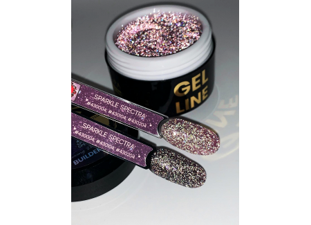 FLICKERING DARK LINE BUILDER GEL - SPARKLE SPECTRA 15ml